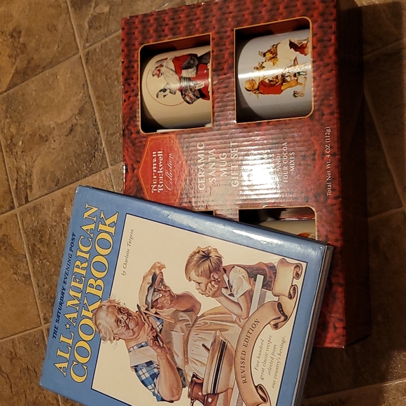 Saturday Evening Post Cookbook & Mugs - Picture 2 of 3